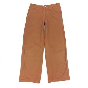 URBAN OUTFITTERS 90s High Rise Wide Leg Chino Pants 2 Brown Y2K Streetwear Skate